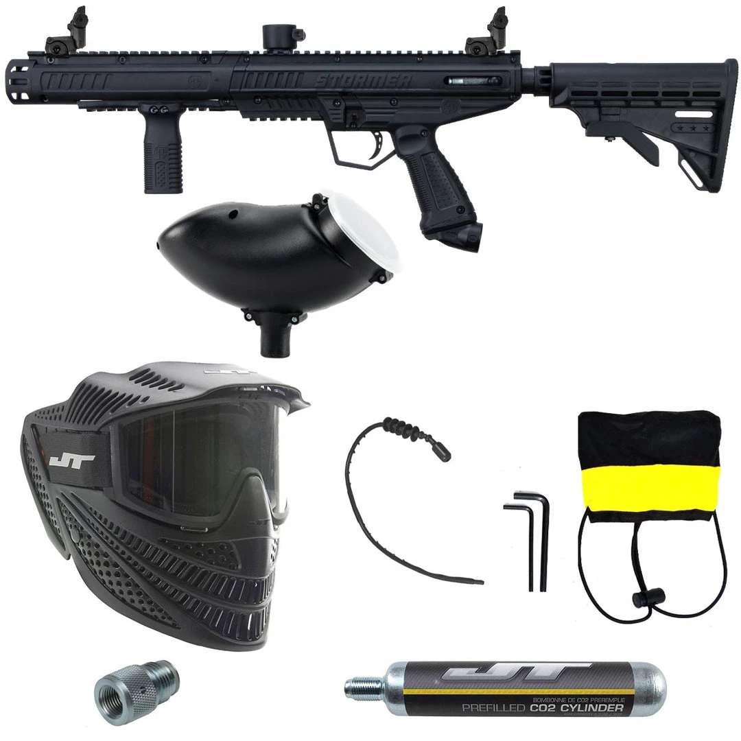 Tippmann Stormer Tactical Power Pack | Paintball Gun, Goggle, Hopper Kit Markers 1 Tippmann Stormer Tactical Power Pack | Paintball Gun, Goggle, Hopper Kit Markers