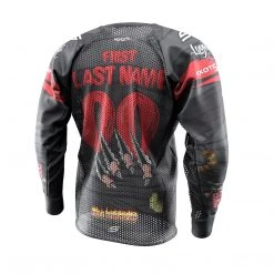 Social Paintball 2019 Michigan Monster Game Custom Event SMPL Jersey, Red Team