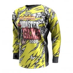 Social Paintball 2020 Michigan Monster Game Custom Event SMPL Jersey, Yellow Team