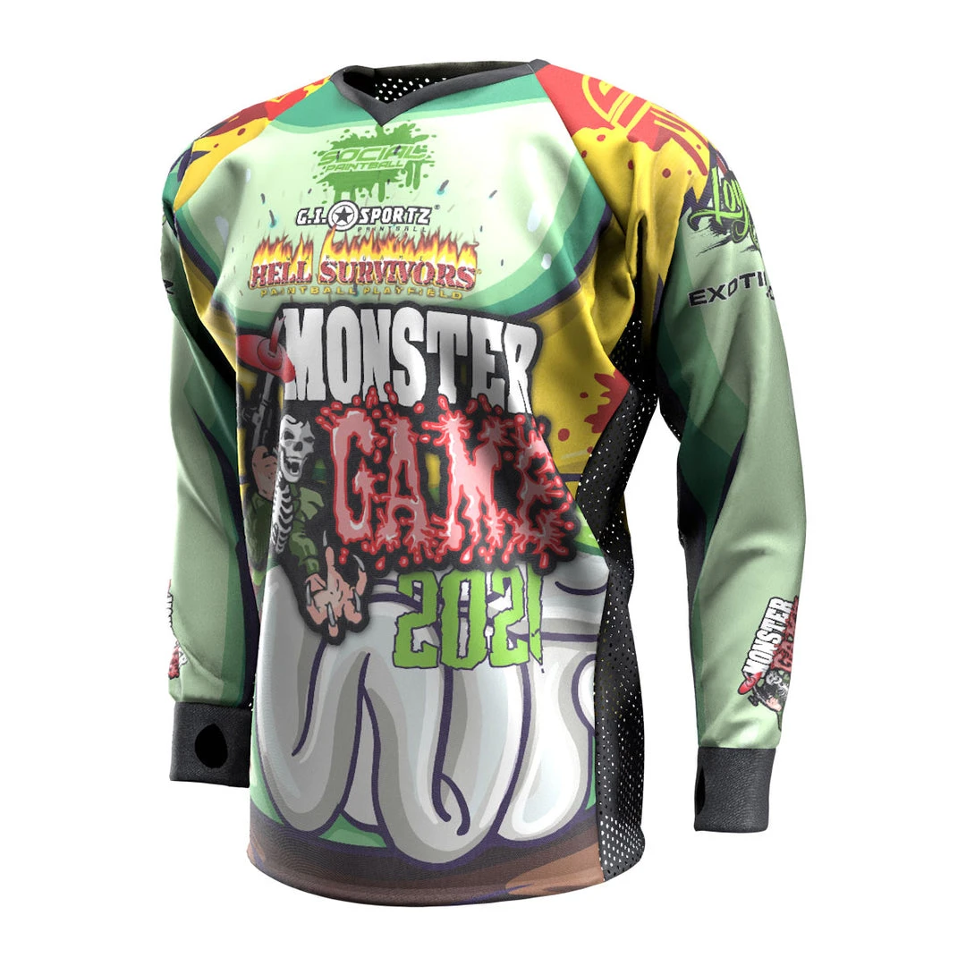 Social Paintball 2021 Michigan Monster Game Custom Event SMPL Jersey, Yellow Team 1 Social Paintball 2021 Michigan Monster Game Custom Event SMPL Jersey, Yellow Team