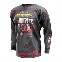 Social Paintball 2022 Michigan Monster Game Custom Event SMPL Jersey, Red Team