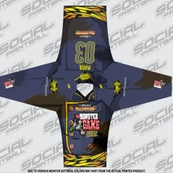 Social Paintball 2022 Michigan Monster Game Custom Event SMPL Jersey, Yellow Team