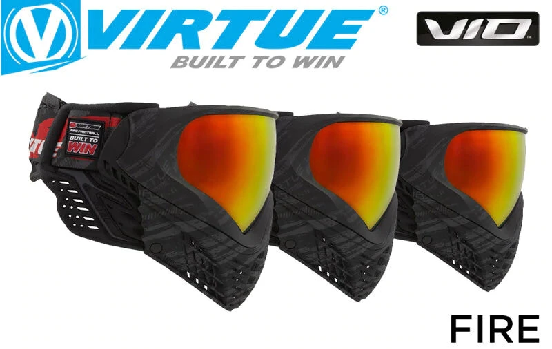 VIRTUE VIO CONTOUR II GOGGLE - GRAPHIC BLACK FIRE (3 PACK) 1 VIRTUE VIO CONTOUR II GOGGLE - GRAPHIC BLACK FIRE (3 PACK)