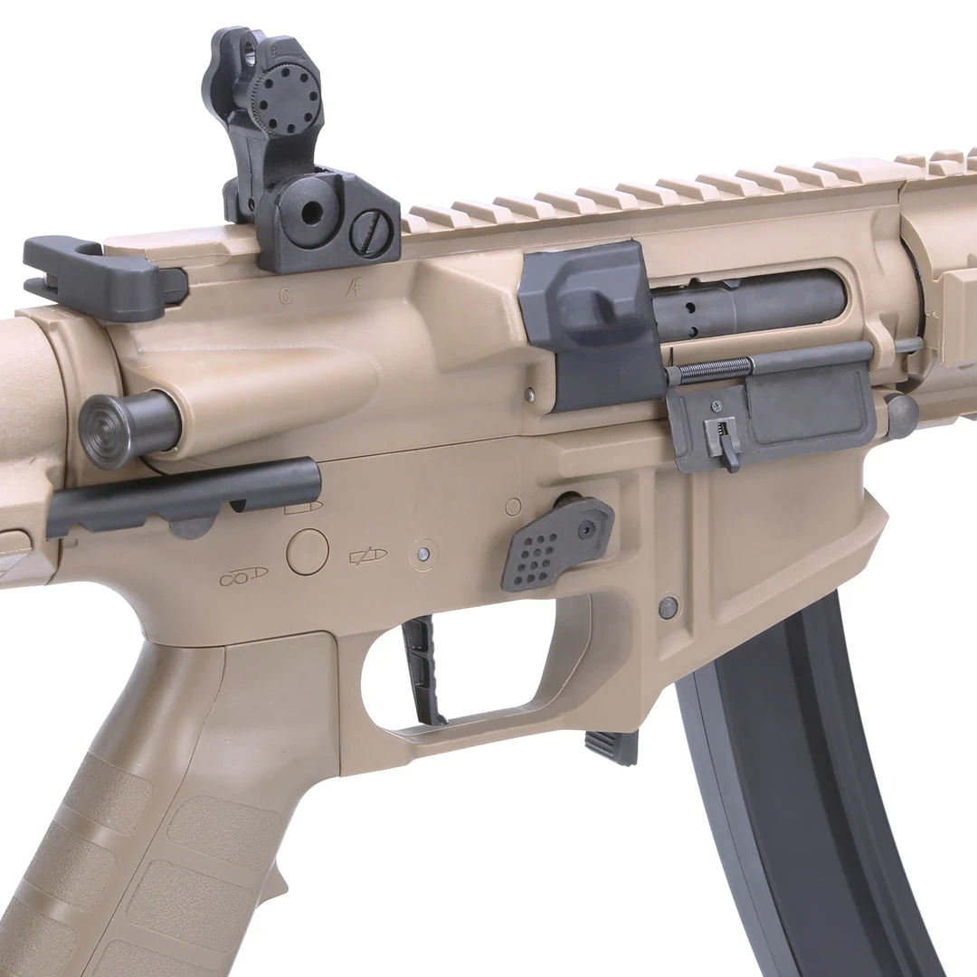 Tippmann VIEW ALL AIRSOFT GUNS King Arms PDW 9mm SBR Shorty - Desert Earth 4 Tippmann VIEW ALL AIRSOFT GUNS King Arms PDW 9mm SBR Shorty - Desert Earth