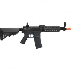 Tippmann VIEW ALL AIRSOFT GUNS BT M4 CQB RIS-Black (US Orange Tip) 10.5