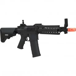 Tippmann VIEW ALL AIRSOFT GUNS BT M4 CQB RIS-Black (US Orange Tip) 10.5