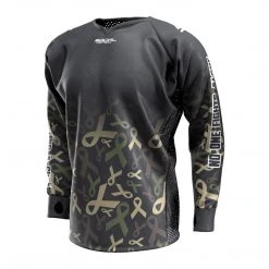 Social Paintball Fox’s Den Unpadded SMPL Jersey, Charity Ribbon Camo (No Logo)