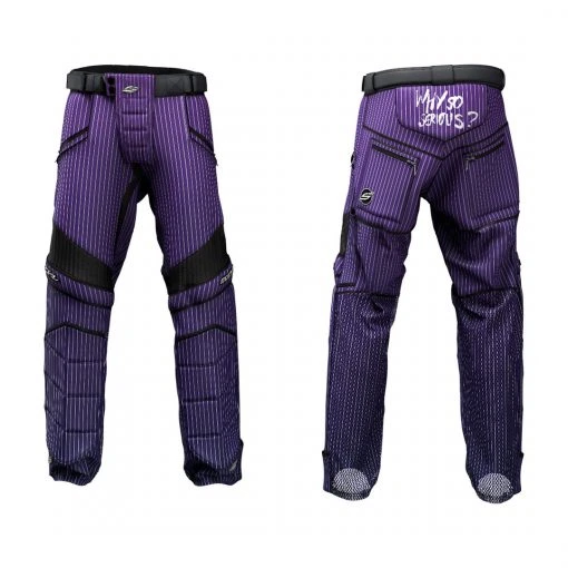 Valken Apparels Purple Suit Pinstripes Grit V3 Custom Paintball Pants