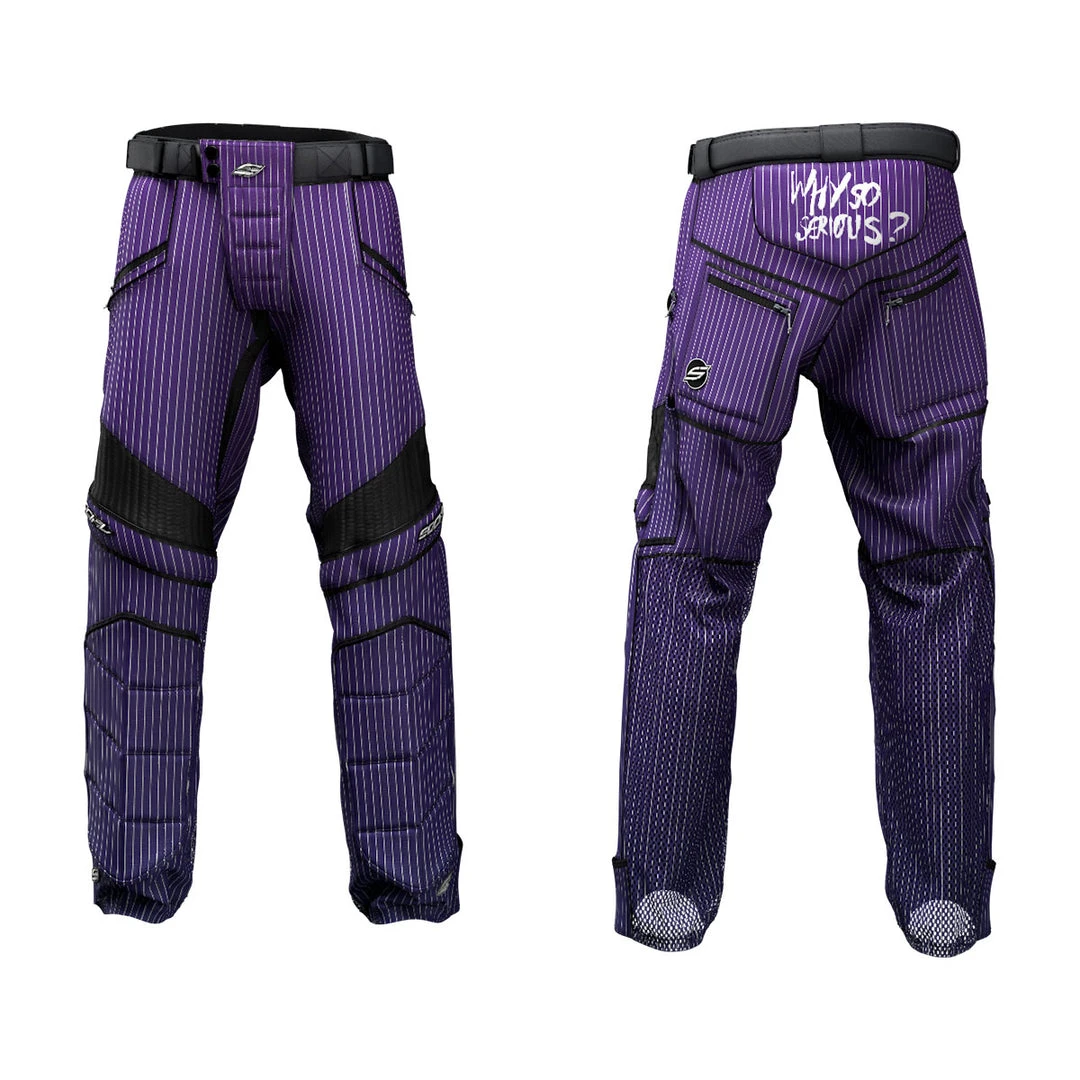 Valken Apparels Purple Suit Pinstripes Grit V3 Custom Paintball Pants 1 Valken Apparels Purple Suit Pinstripes Grit V3 Custom Paintball Pants