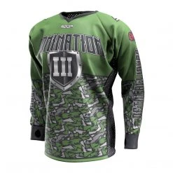 Social Paintball 2020 Paintball Charleston Domination 3 Custom Event SMPL Jersey, Green Vetin Alliance