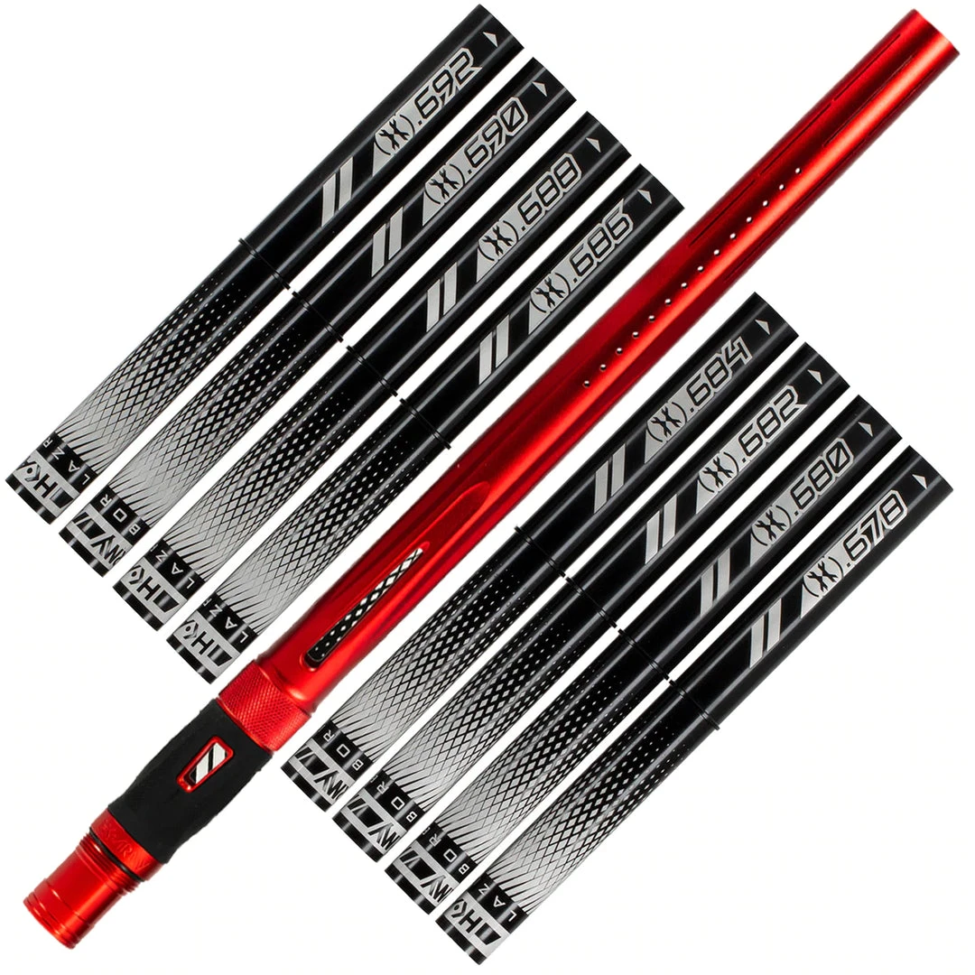 HK Army LAZR BARREL KIT - DUST RED - BLACK INSERTS - COCKER THREADS 1 HK Army LAZR BARREL KIT - DUST RED - BLACK INSERTS - COCKER THREADS