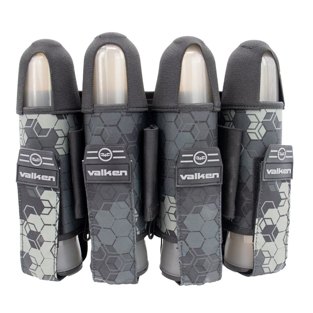 Valken Fate GFX 4+3 Paintball Harness - 3D Cube Grey Camo All Harnesses 1 Valken Fate GFX 4+3 Paintball Harness - 3D Cube Grey Camo All Harnesses