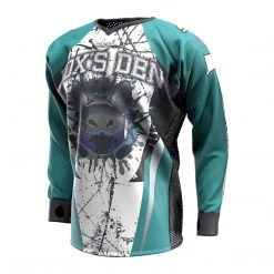 Social Paintball Fox’s Den Unpadded SMPL Jersey, Connecticut Teal