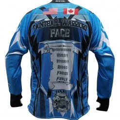 Social Paintball Fox’s Den Full Padded Flex Jersey, Blue