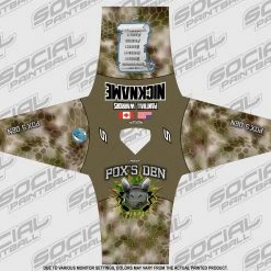 Social Paintball Fox’s Den Unpadded SMPL Jersey, Forest Camo 5 Social Paintball Fox’s Den Unpadded SMPL Jersey, Forest Camo
