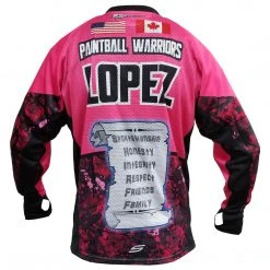 Social Paintball Fox’s Den Unpadded SMPL Jersey, Attack Pink