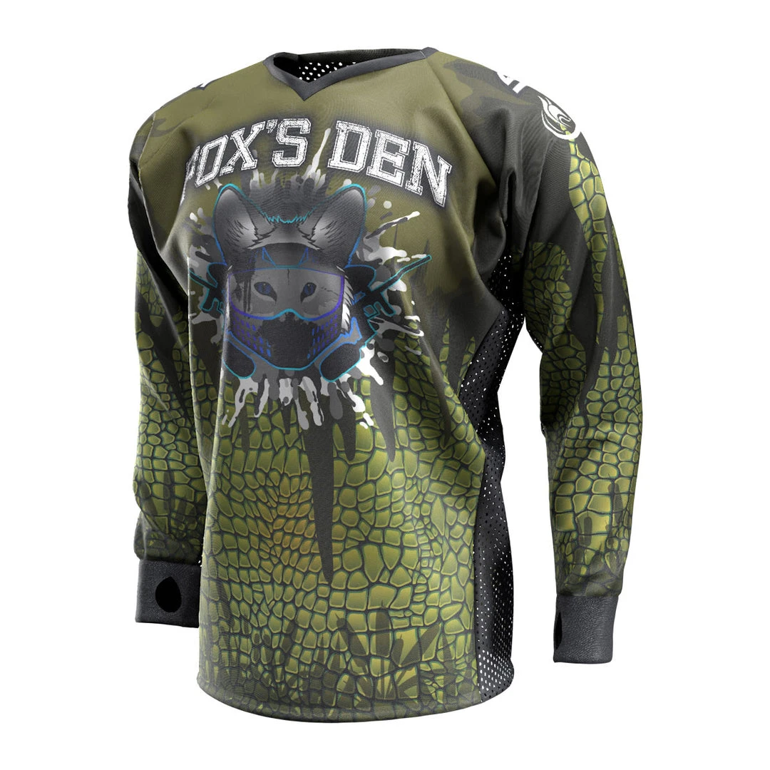 Social Paintball Fox’s Den Unpadded SMPL Jersey, Florida Gator Swamp 1 Social Paintball Fox’s Den Unpadded SMPL Jersey, Florida Gator Swamp