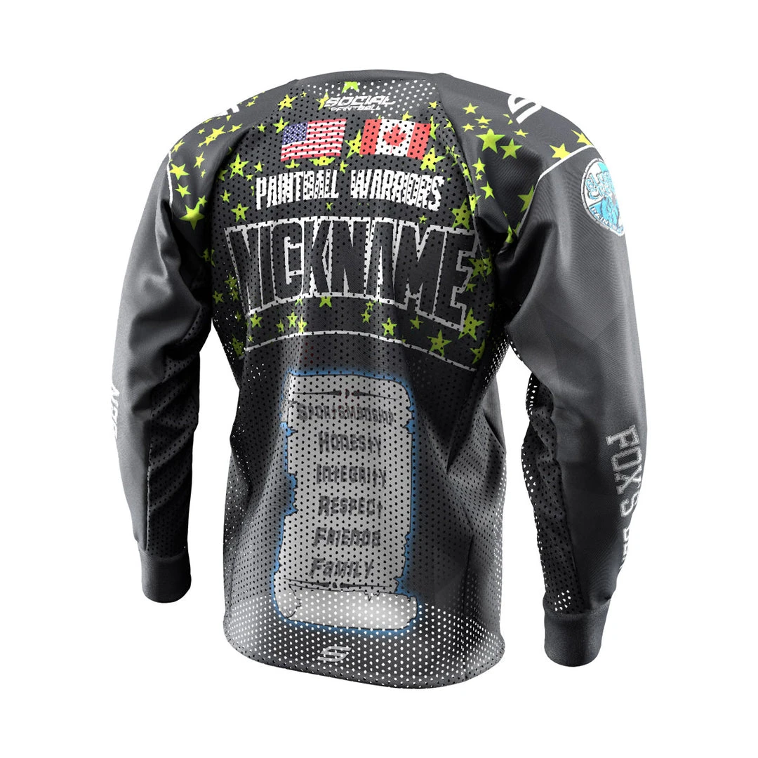 Social Paintball Fox’s Den Unpadded SMPL Jersey, Texas Black Slime 3 Social Paintball Fox’s Den Unpadded SMPL Jersey, Texas Black Slime