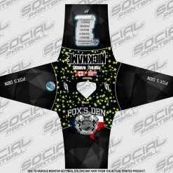 Social Paintball Fox’s Den Unpadded SMPL Jersey, Texas Black Slime