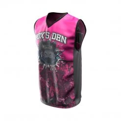 Social Paintball Fox’s Den Sleeveless Jersey, Attack Pink