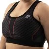 Valken Grit Women’s Racerback Padded Sports Bra, Stealth Black