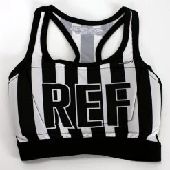 Valken Grit Women’s Racerback Padded Sports Bra, Zebra Ref