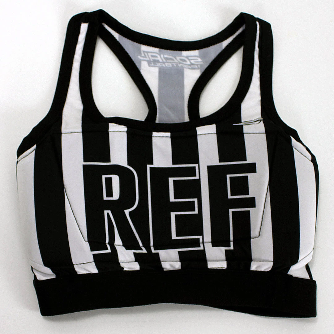 Valken Grit Women’s Racerback Padded Sports Bra, Zebra Ref 1 Valken Grit Women’s Racerback Padded Sports Bra, Zebra Ref