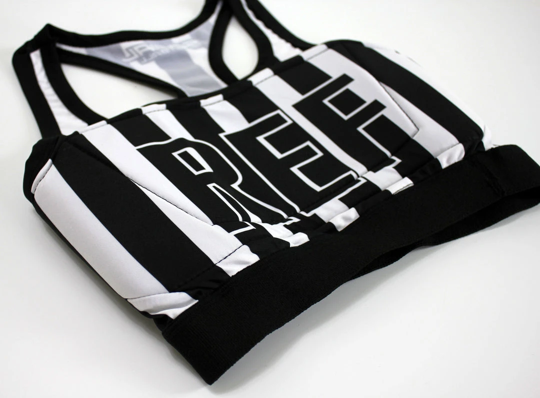 Valken Grit Women’s Racerback Padded Sports Bra, Zebra Ref 3 Valken Grit Women’s Racerback Padded Sports Bra, Zebra Ref