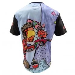 Social Paintball Grit Dry-Wick Shirt, Sponsored, Paintball Cartoon Series