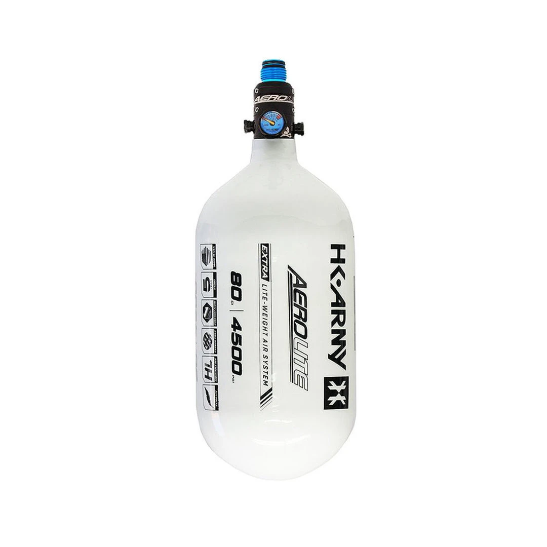 HK Army 80/4500 Extra Lite Paintball Air Tank With Pro Regulator 1 HK Army 80/4500 Extra Lite Paintball Air Tank With Pro Regulator
