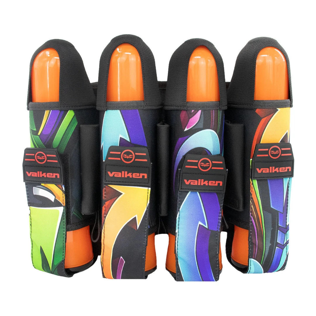 Valken Fate GFX 4+3 Paintball Harness - Graffiti 1 Valken Fate GFX 4+3 Paintball Harness - Graffiti