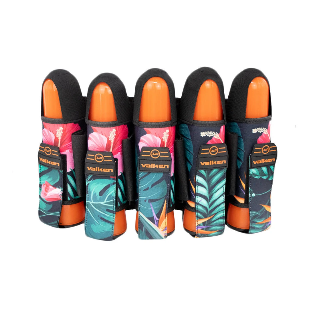 Valken Fate GFX 5+8 Paintball Harness - Hawaiian Orange 1 Valken Fate GFX 5+8 Paintball Harness - Hawaiian Orange
