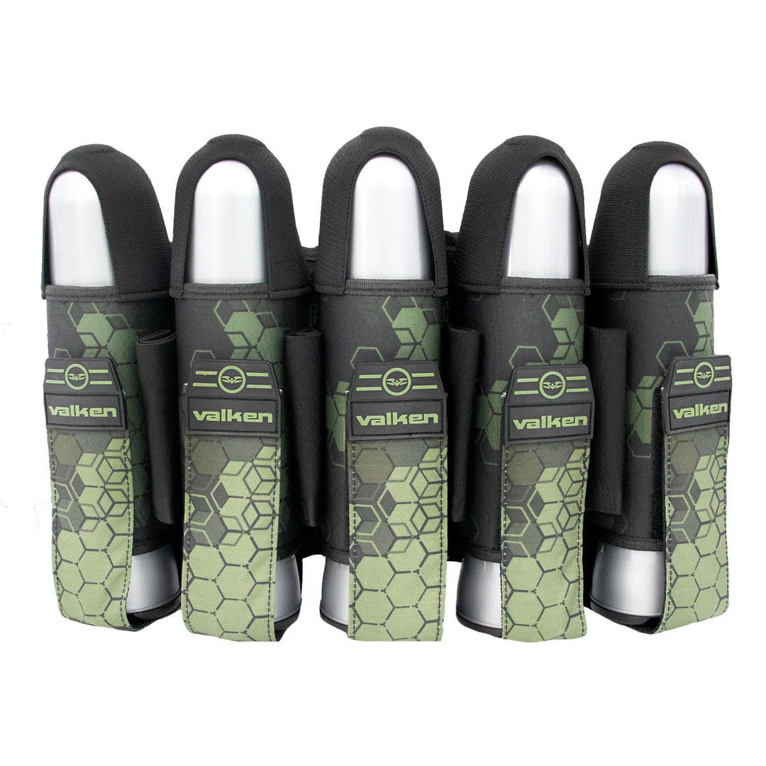 Valken Fate GFX 5+8 Paintball Harness - 3D Cube Olive Camo 1 Valken Fate GFX 5+8 Paintball Harness - 3D Cube Olive Camo