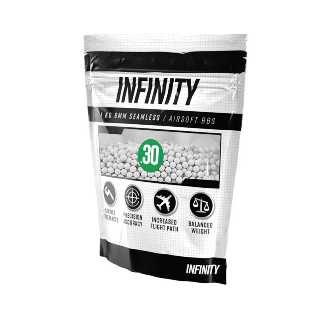 Valken Infinity 0.30g 3,300ct Airsoft BBs (1kg) 1 Valken Infinity 0.30g 3,300ct Airsoft BBs (1kg)