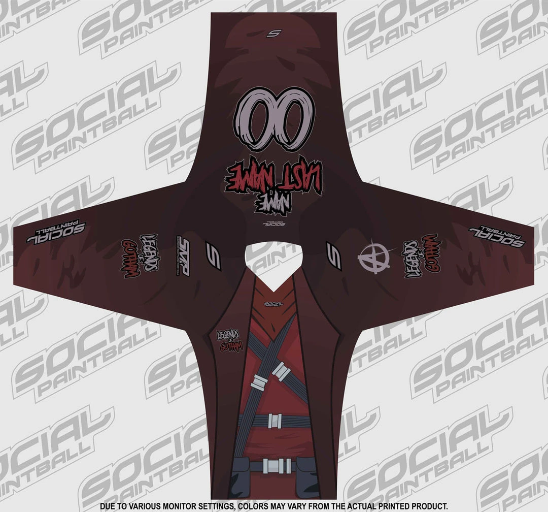 Social Paintball 2018 Legends Of Gotham Custom Event SMPL Jersey, Anarchy 3 Social Paintball 2018 Legends Of Gotham Custom Event SMPL Jersey, Anarchy