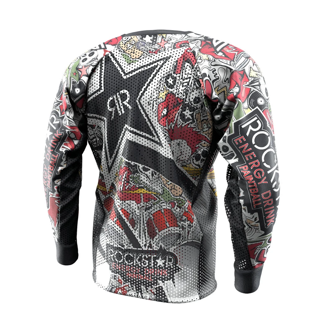 Social Paintball Rockstar Energy SMPL Paintball Jersey, Animado 2 Social Paintball Rockstar Energy SMPL Paintball Jersey, Animado