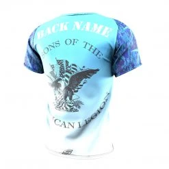 Social Paintball 2018 Sons Of The American Legion Team Defiance Custom Charity Grit Dry-Wick Shirt