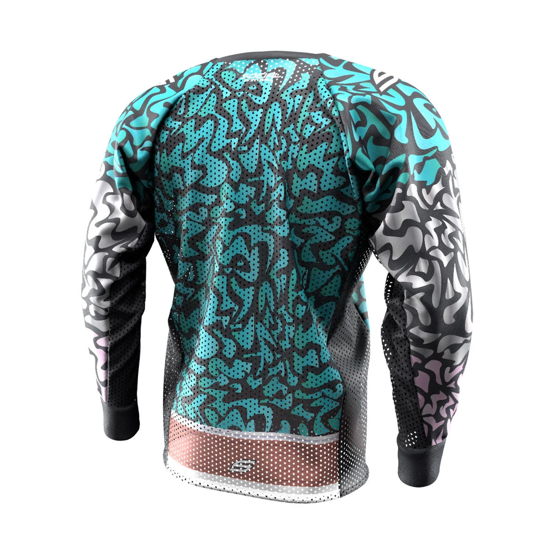 Social Paintball Exotic Tiger Teal SMPL Paintball Jersey 2 Social Paintball Exotic Tiger Teal SMPL Paintball Jersey