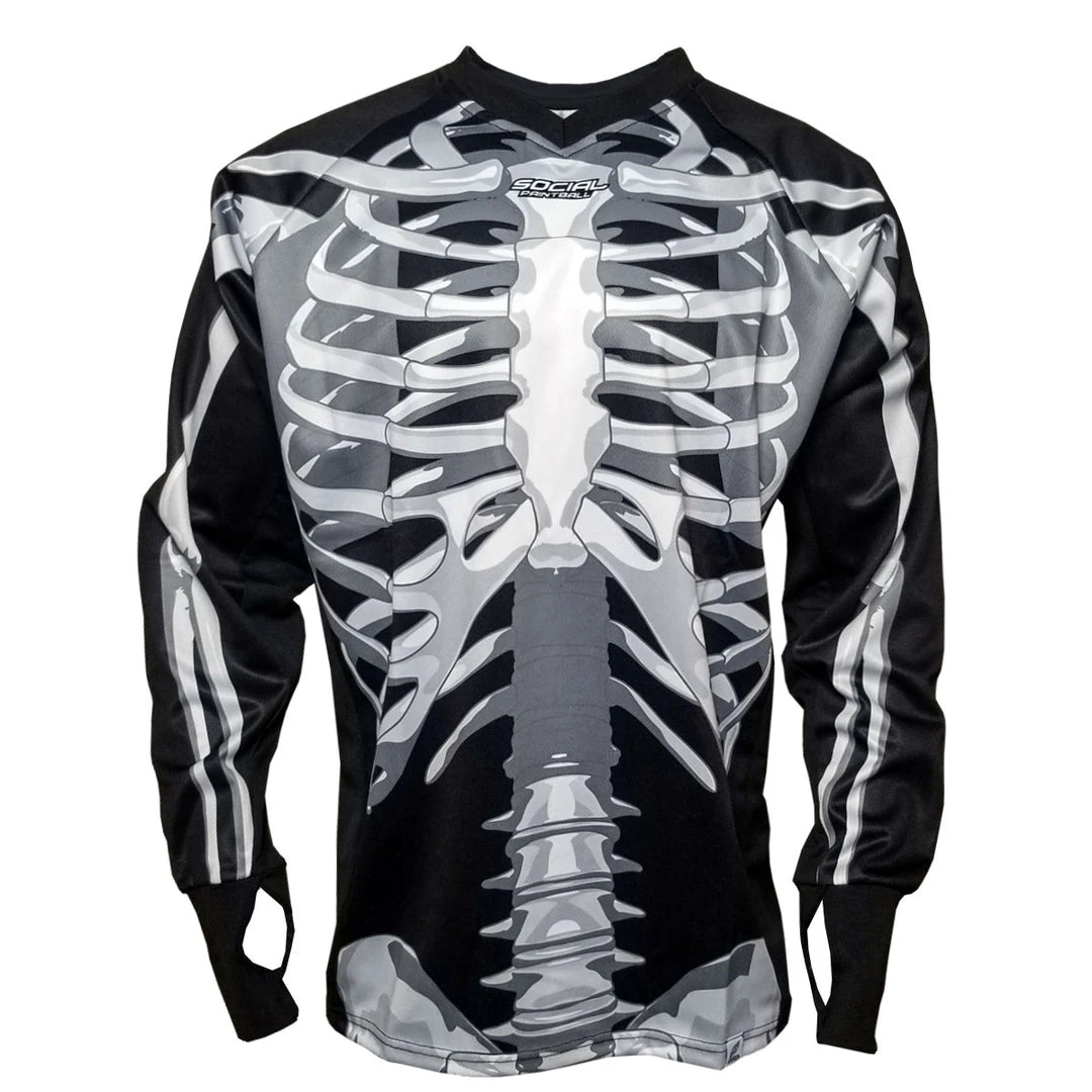 Social Paintball Skeleton Bones, Unpadded SMPL Paintball Jersey 1 Social Paintball Skeleton Bones, Unpadded SMPL Paintball Jersey