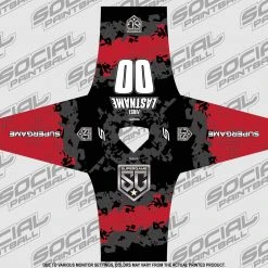 Social Paintball 2020 SuperGame Custom Event SMPL Jersey, Red