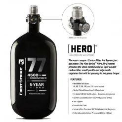 First Strike HERO 2 124/4500 DOT/TC (EU) Paintball Compressed Air Tank