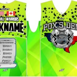 Social Paintball Fox’s Den Sleeveless Jersey, Texas Slime