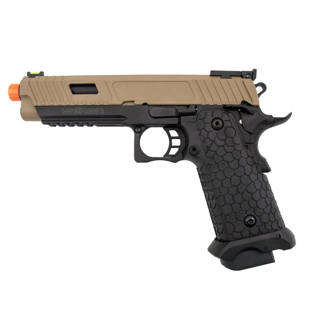 Valken BY HICAPA CO2 Blowback Airsoft Pistol - Tan/Black 1 Valken BY HICAPA CO2 Blowback Airsoft Pistol - Tan/Black