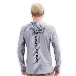 VIRTUE DRYFIT PROFORMANCE HOODED JERSEY - GRAPHIC GRAY