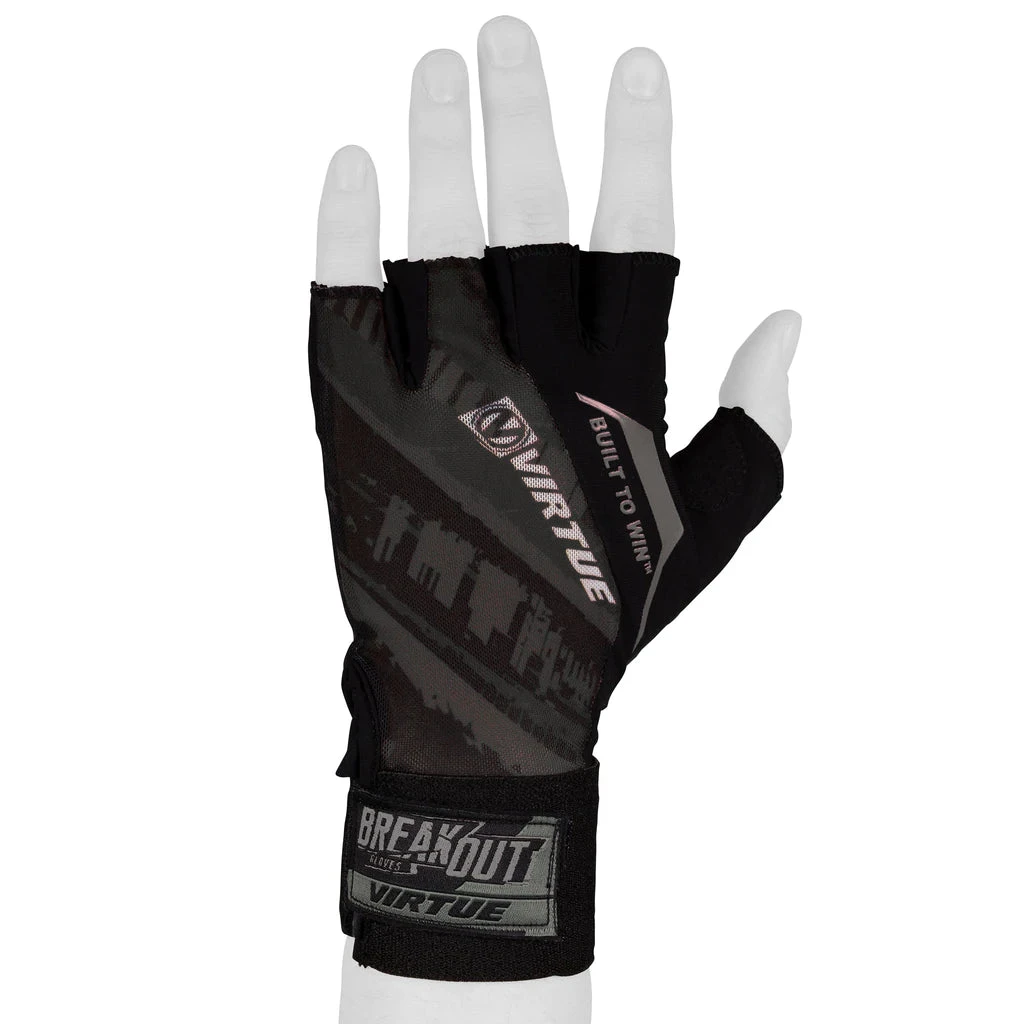 VIRTUE MESH BREAKOUT GLOVES - HALF FINGER - GRAPHIC BLACK 1 VIRTUE MESH BREAKOUT GLOVES - HALF FINGER - GRAPHIC BLACK