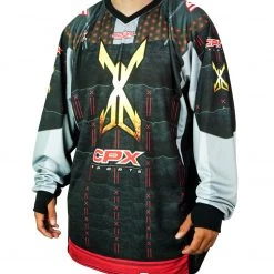 Social Paintball 2017 CPX Living Legends 10 Custom Event SMPL Jersey, Gold Red