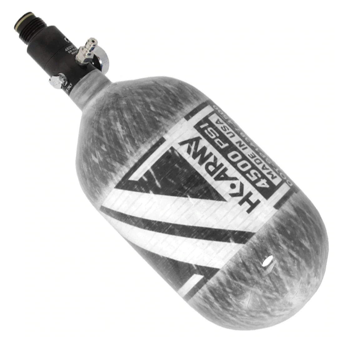 HK Army AEROLITE CARBON FIBER TANK - 68CI / 4500PSI - CLEAR 2 HK Army AEROLITE CARBON FIBER TANK - 68CI / 4500PSI - CLEAR