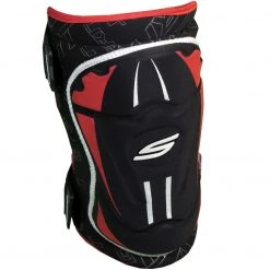 Valken Grit Knee Pads, Black Red Knee Protection Pads