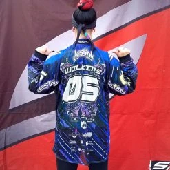 Social Paintball Destiny Paintball Full Padded Flex Jersey, Purple 2018