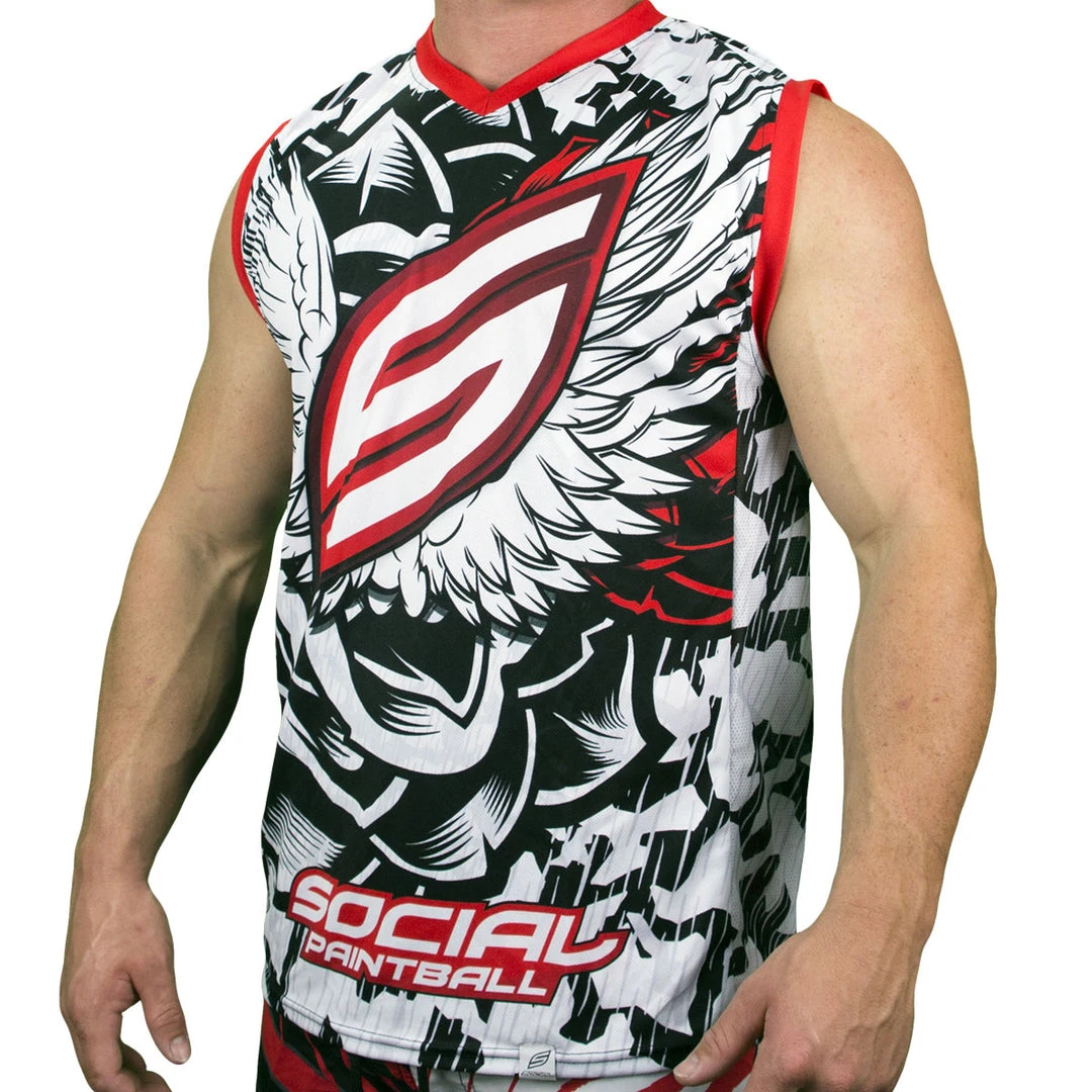 Valken Grit Sleeveless Jersey, Wings Apparels 1 Valken Grit Sleeveless Jersey, Wings Apparels